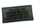 Load image into Gallery viewer, As Seen on Socials - You eat bananas for the shape - 2x4 Patch - Multiple Variants
