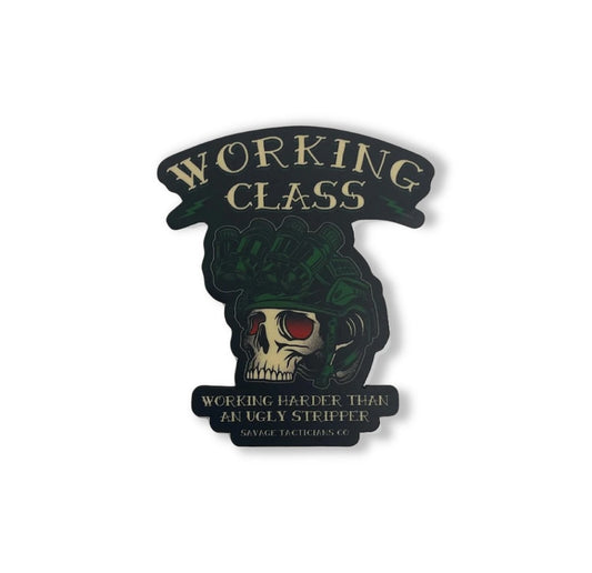 Working Class Sticker