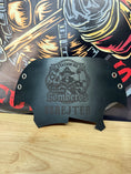 Load image into Gallery viewer, Firefighter SCBA Scott AV-3000 Leather Mask Cover Protector with HUD Cutout

