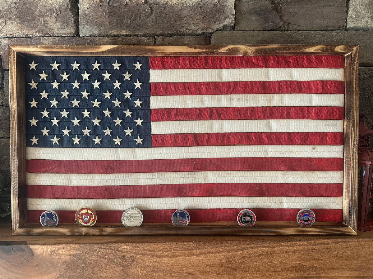 Fire Hose American Flag