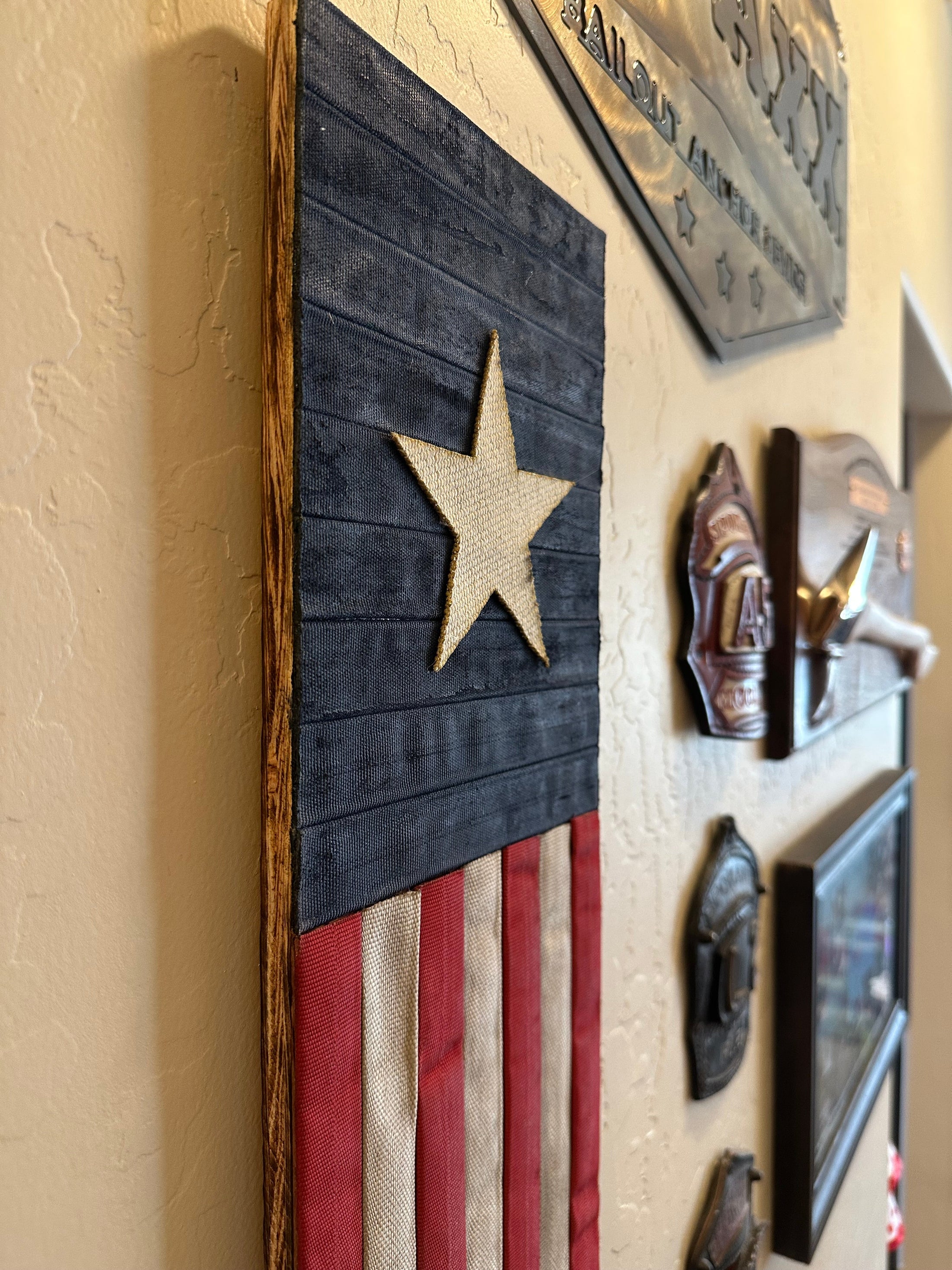 Mini Fire Hose Flag