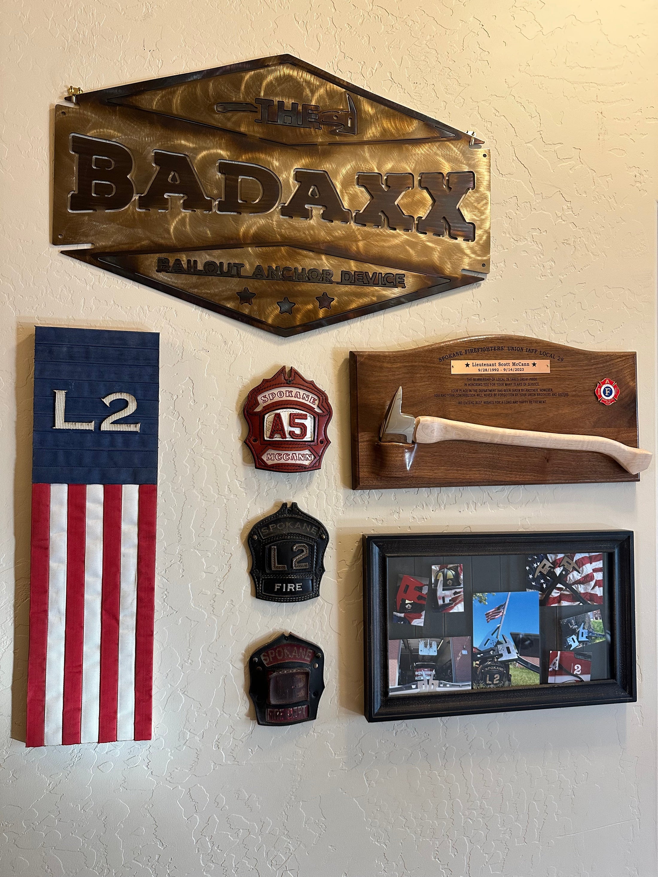 Mini Fire Hose Flag