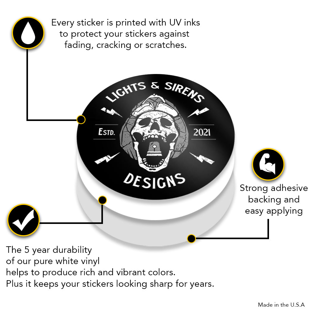 Wildland 4 Pack Firefighter Helmet Crew Sticker decal gift