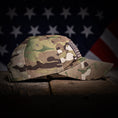 Load image into Gallery viewer, Multicam Full Fabric American Flag Range Hat
