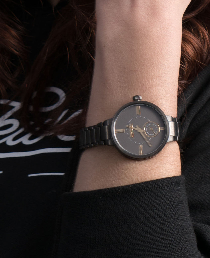 Kennedy (Gunmetal/Gold) Watch