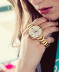 Load image into Gallery viewer, Kennedy  (Gold/White) Watch
