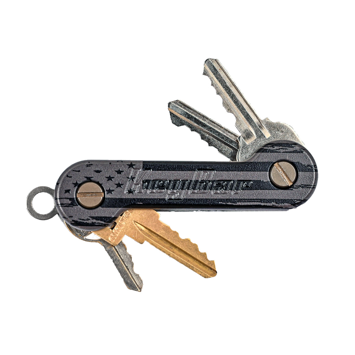 The American Flag Key Organizer - Black & Gray