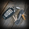 Load image into Gallery viewer, The American Flag Key Organizer - Black & Gray
