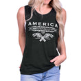 Load image into Gallery viewer, Women's Unalienable Rights Muscle Tank - Black
