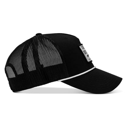 Live Dirty Die Cowboy Patch Rope Snapback Hat