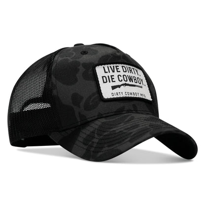 Live Dirty. Die Cowboy. SnapBack Hat