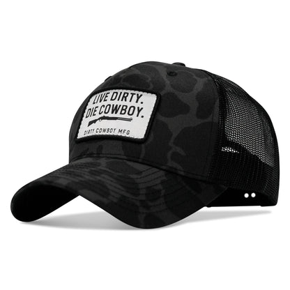 Live Dirty. Die Cowboy. SnapBack Hat