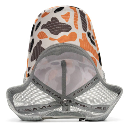 Live Dirty Die Cowboy Five Panel Mesh Snapback Hat