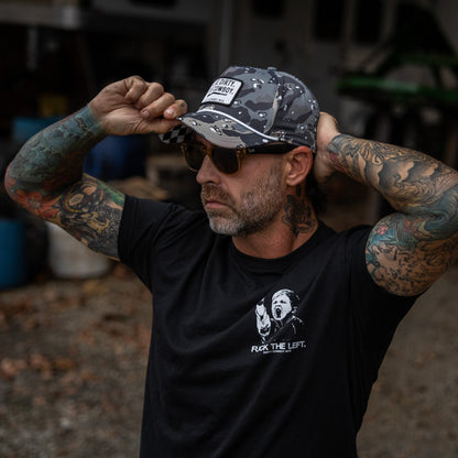 Live Dirty. Die Cowboy. Patch Weekender Snapback
