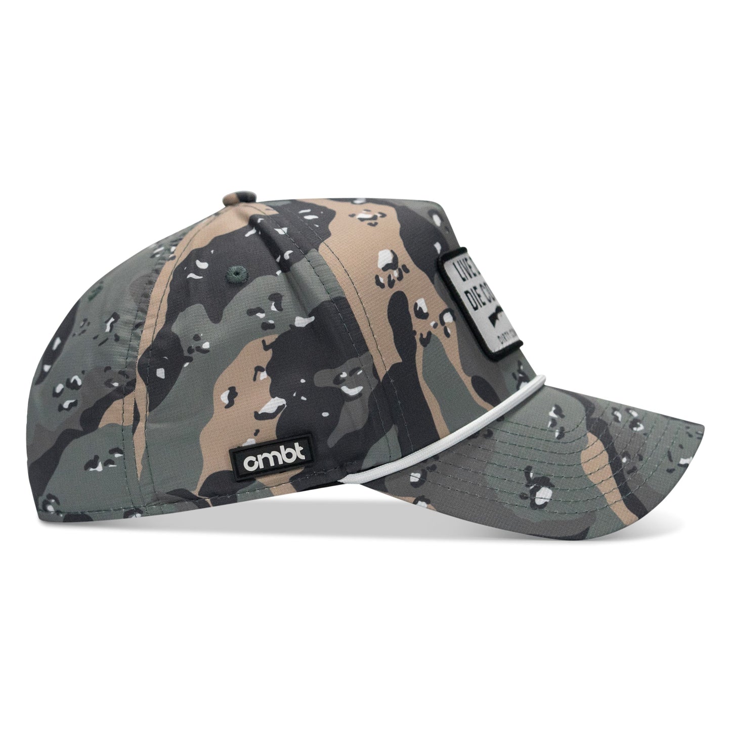 Live Dirty. Die Cowboy. Patch Weekender Snapback
