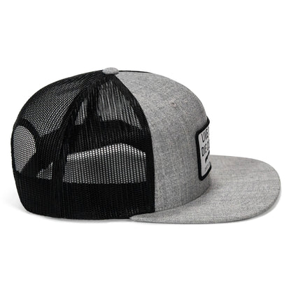 Live Dirty. Die Cowboy. Flatbill SnapBack
