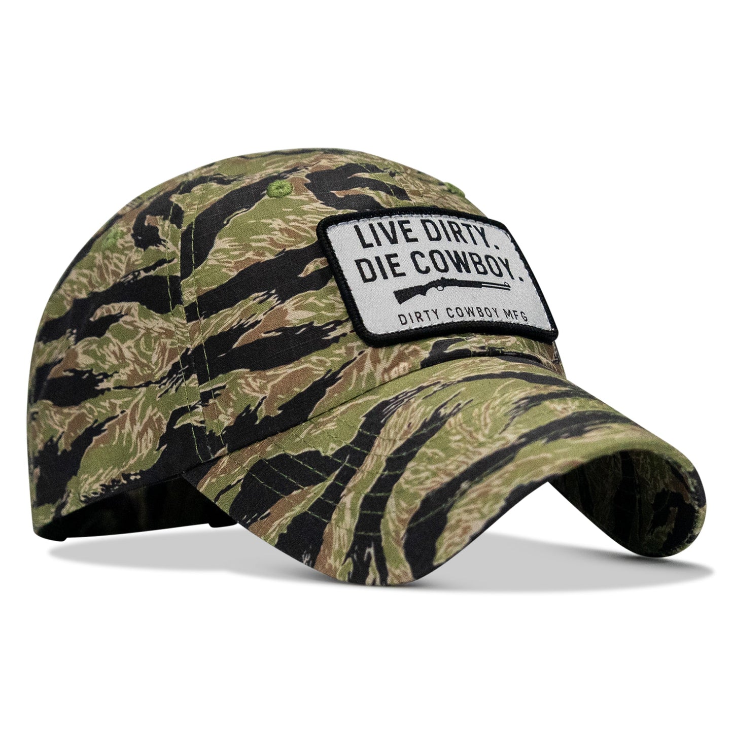 Live Dirty. Die Cowboy Patch Ripstop Hat
