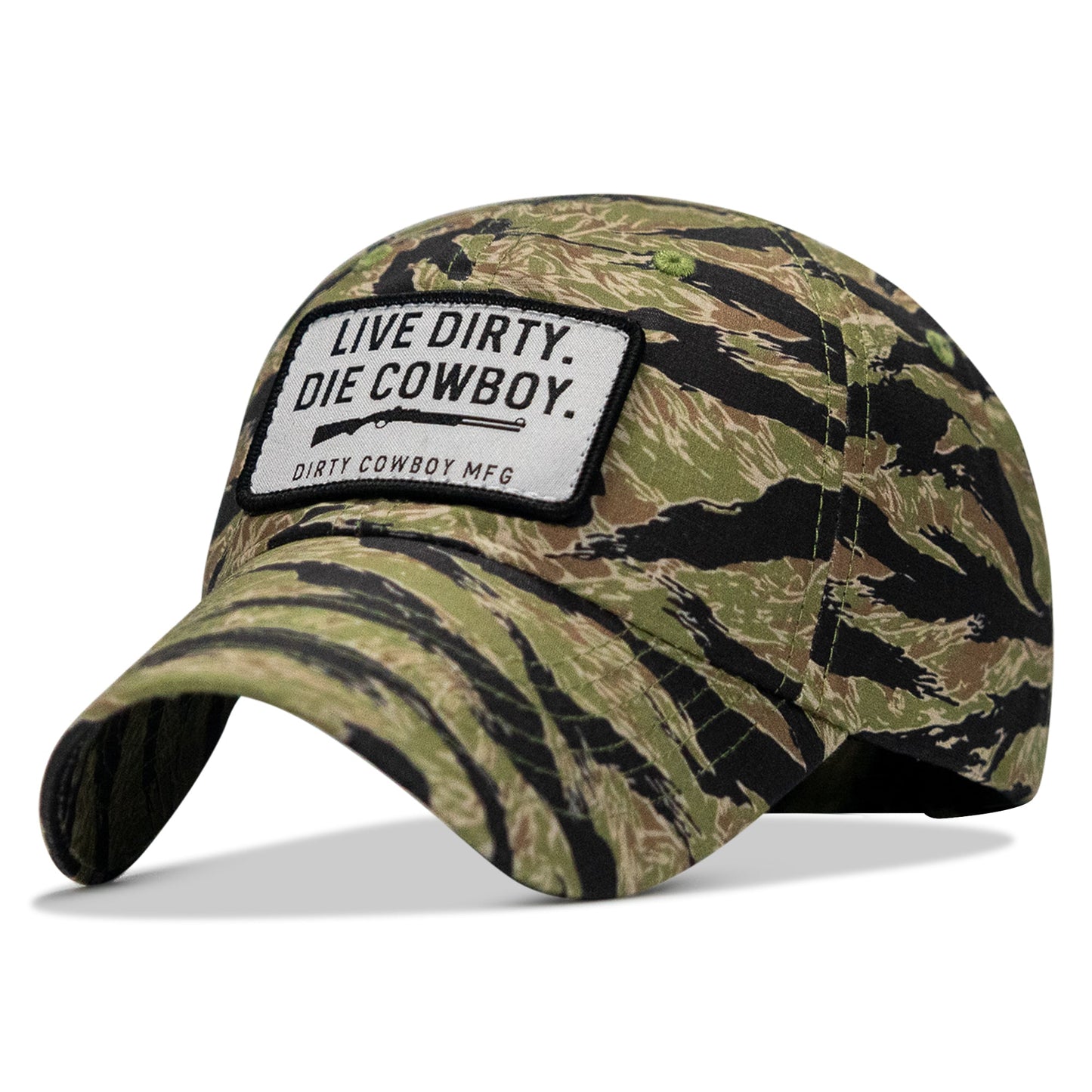 Live Dirty. Die Cowboy Patch Ripstop Hat