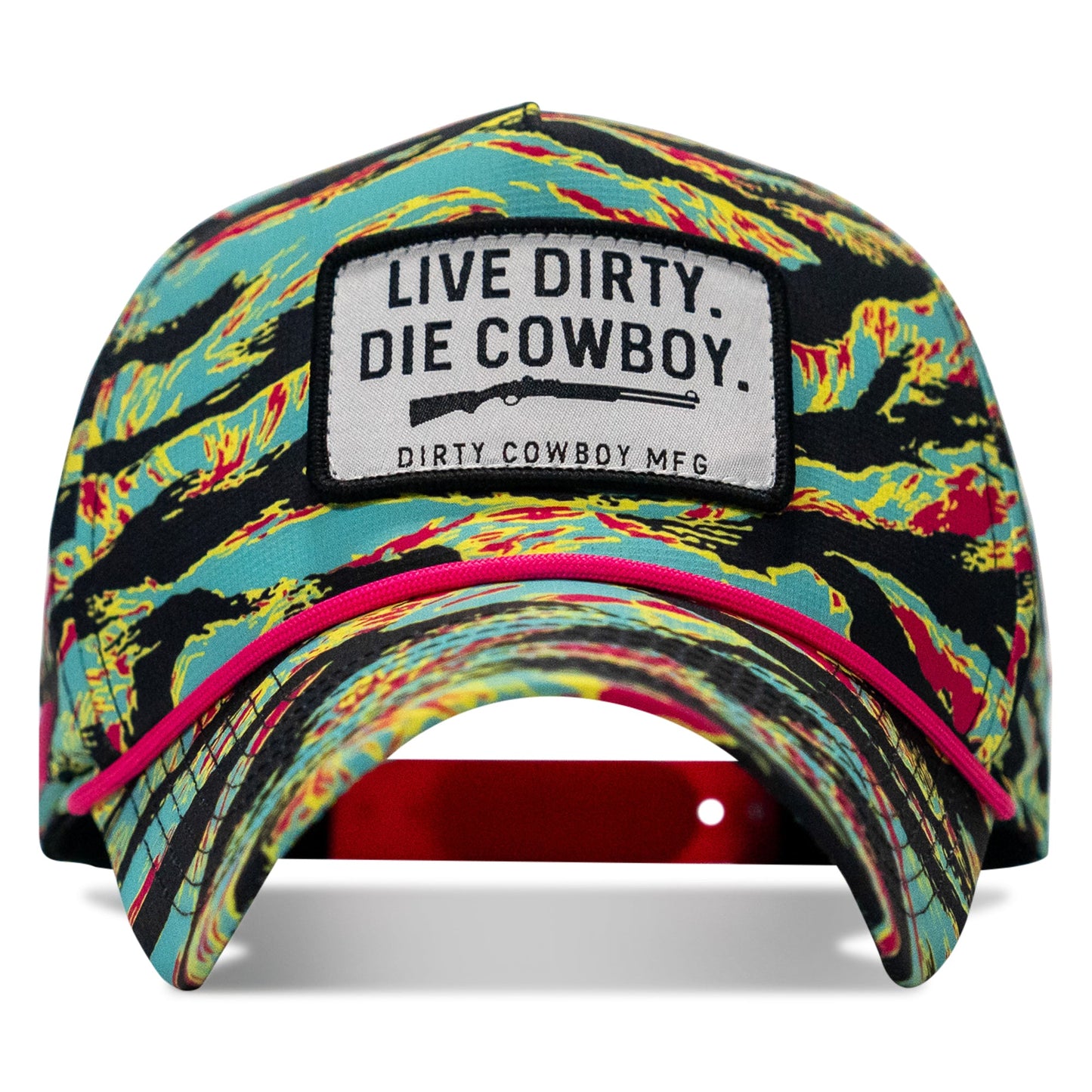 Live Dirty. Die Cowboy. Patch Weekender Snapback
