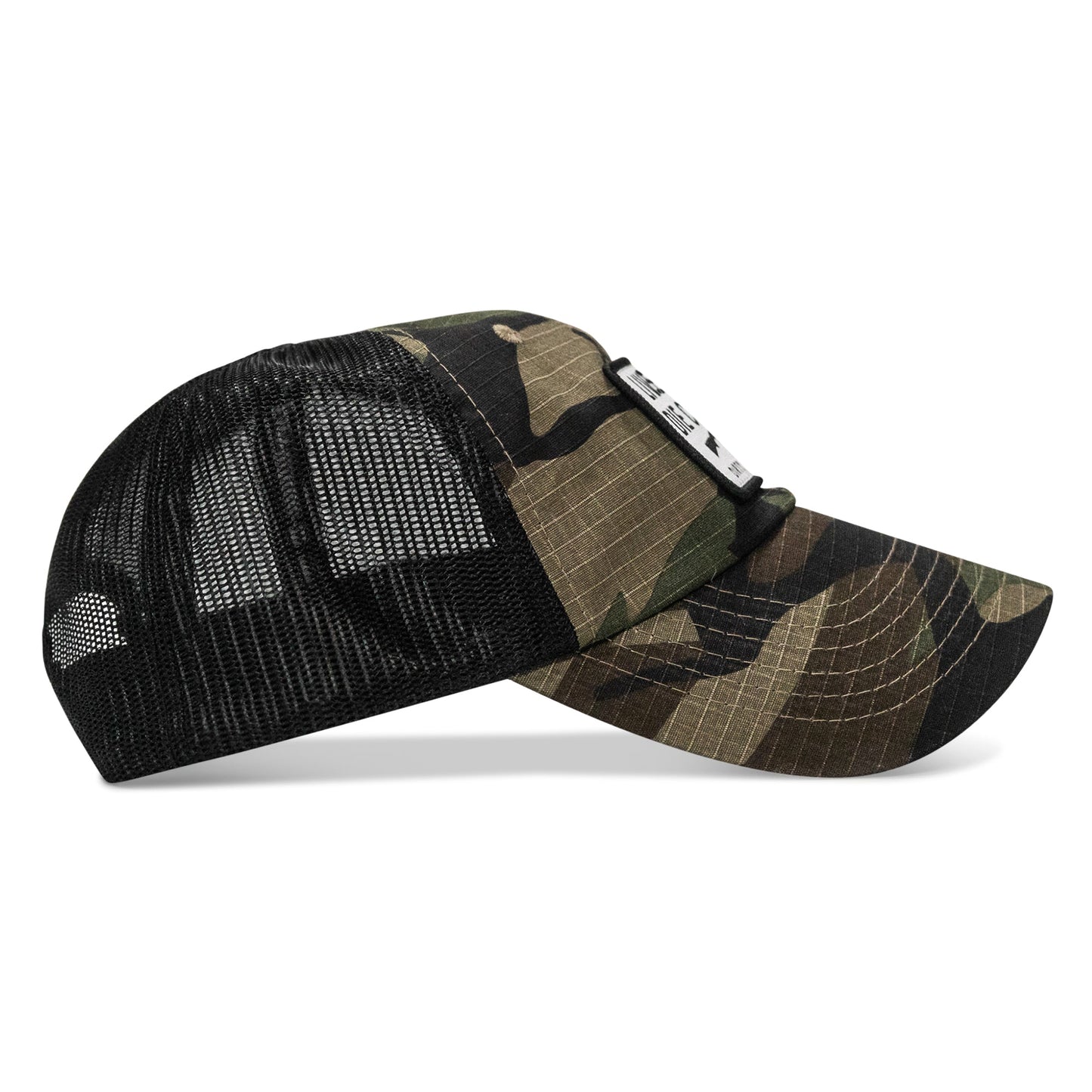 Live Dirty. Die Cowboy Patch Tactical Ripstop Mesh Snapback Hat