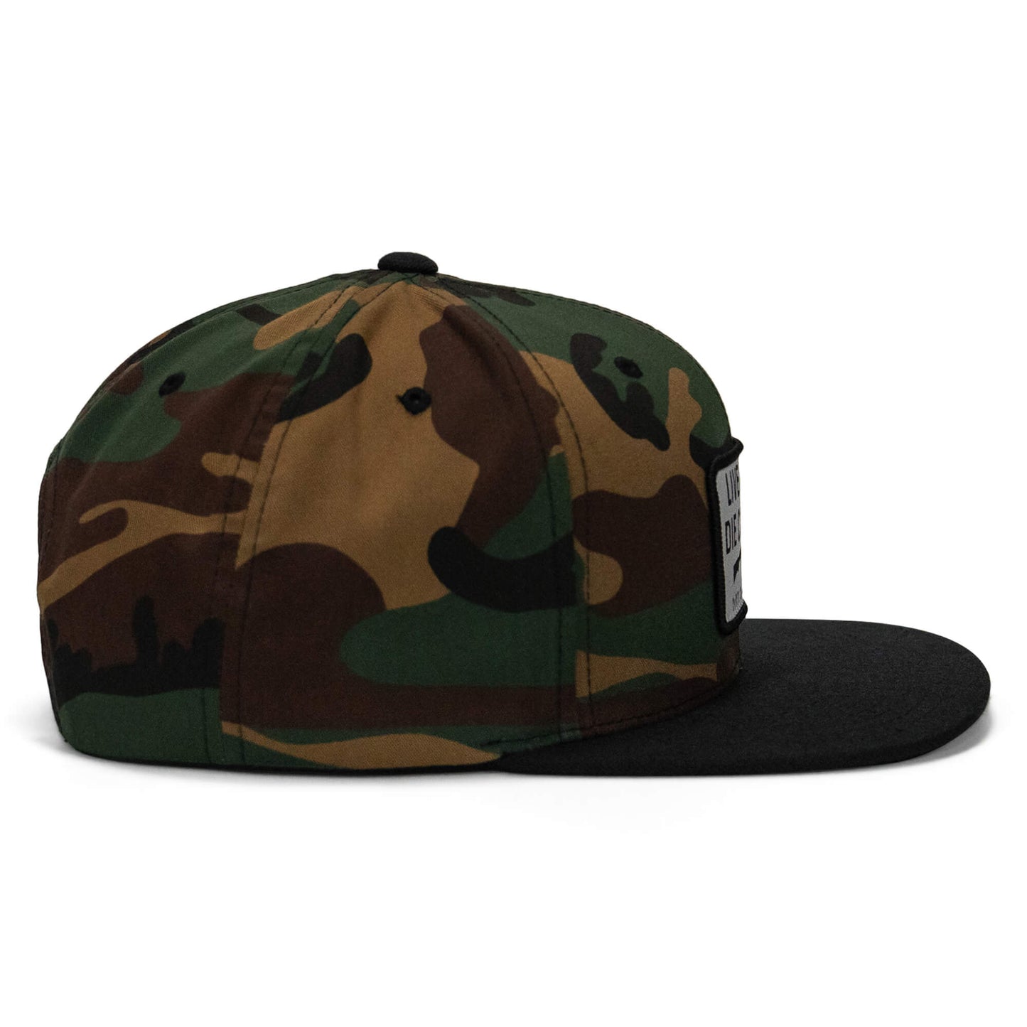 Live Dirty. Die Cowboy. Flatbill SnapBack
