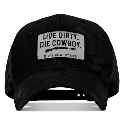 Live Dirty. Die Cowboy. SnapBack Hat