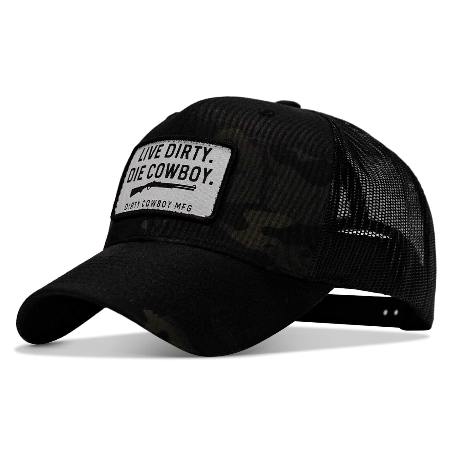 Live Dirty. Die Cowboy. SnapBack Hat