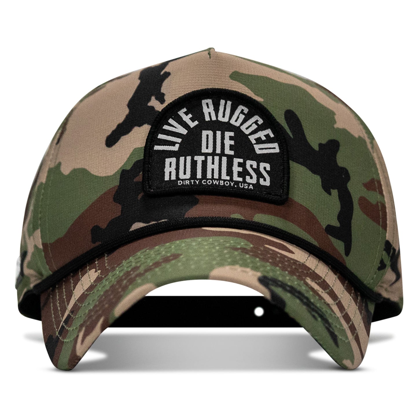Live Rugged. Die Ruthless Patch Weekender Snapback