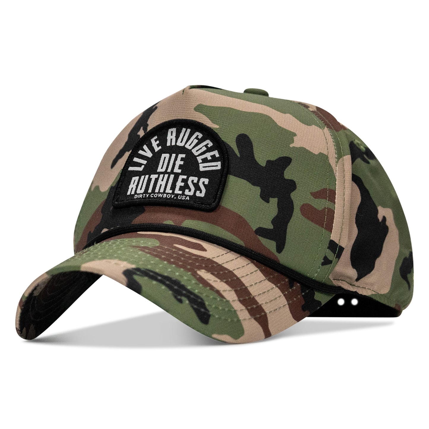 Live Rugged. Die Ruthless Patch Weekender Snapback