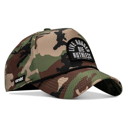 Live Rugged. Die Ruthless Patch Weekender Snapback