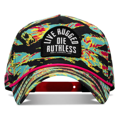 Live Rugged. Die Ruthless Patch Weekender Snapback