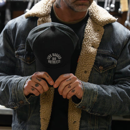 Live Rugged. Die Ruthless Patch Snapback Hat