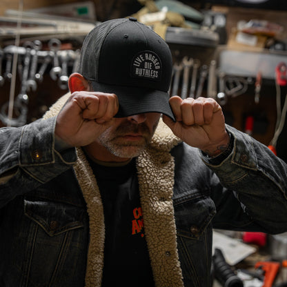 Live Rugged. Die Ruthless Patch Snapback Hat