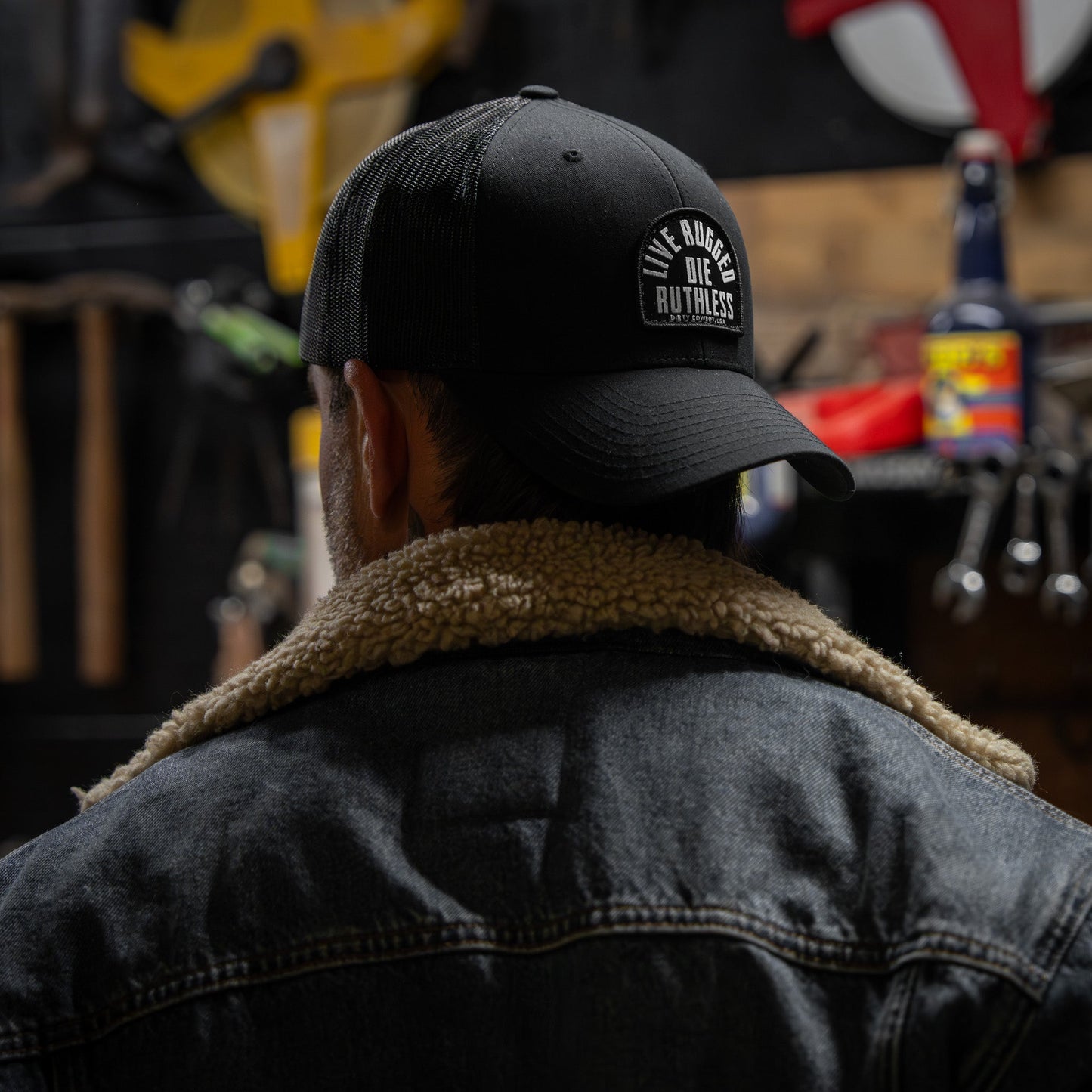 Live Rugged. Die Ruthless Patch Snapback Hat
