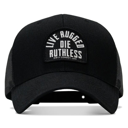 Live Rugged. Die Ruthless Patch Snapback Hat