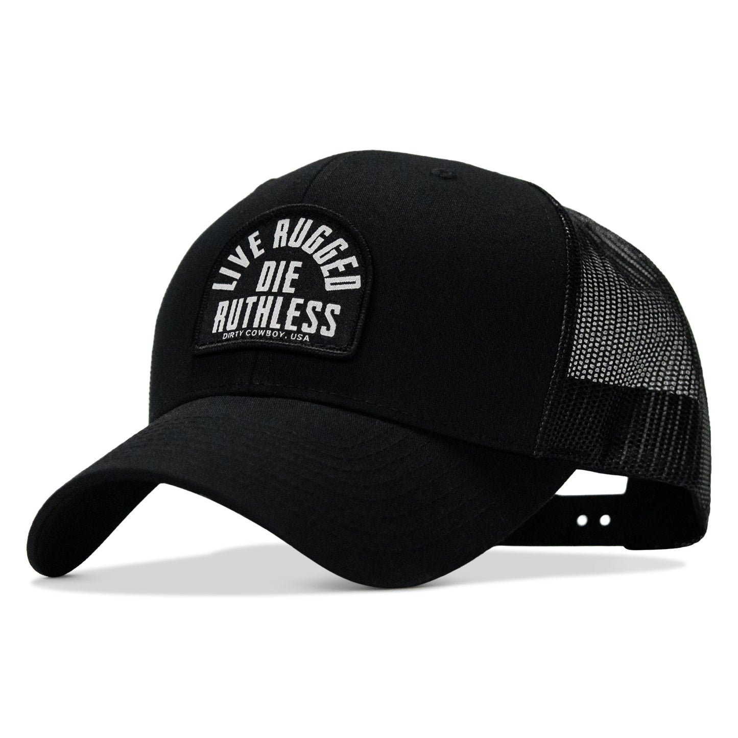 Live Rugged. Die Ruthless Patch Snapback Hat