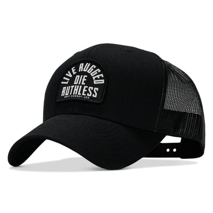 Live Rugged. Die Ruthless Patch Snapback Hat