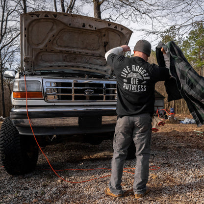Live Rugged Die Ruthless Men's T-Shirt
