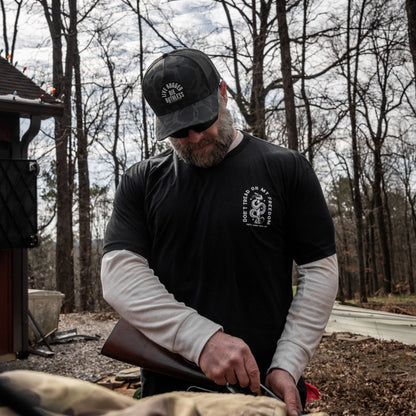 Live Rugged. Die Ruthless Patch Snapback Hat