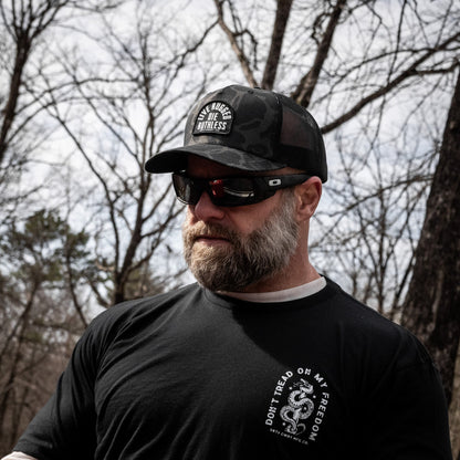 Live Rugged. Die Ruthless Patch Snapback Hat