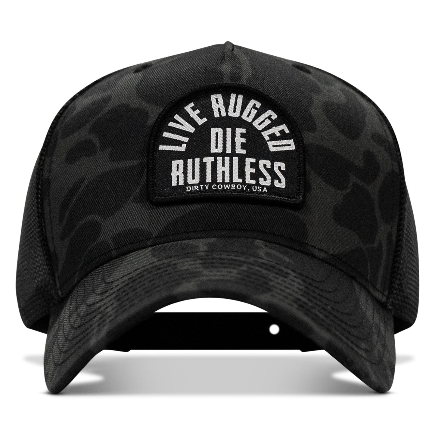 Live Rugged. Die Ruthless Patch Snapback Hat