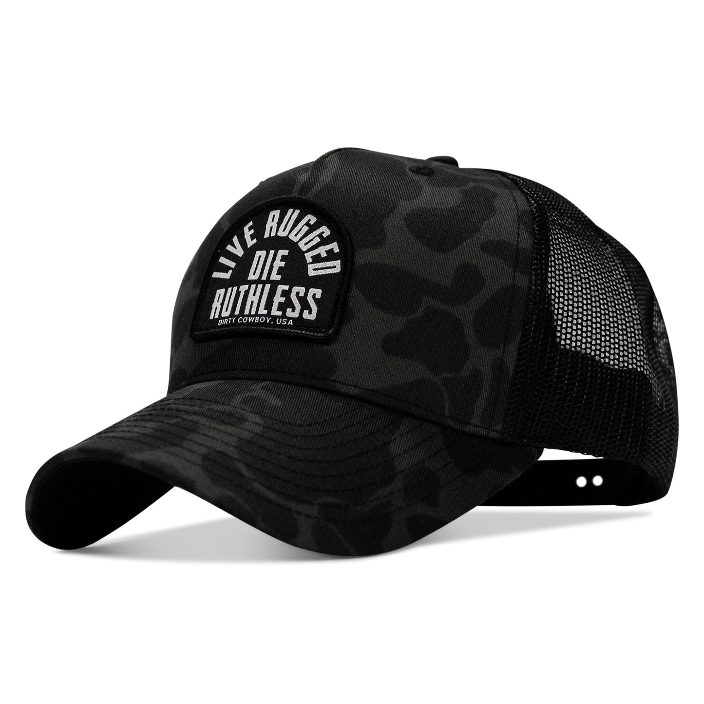Live Rugged. Die Ruthless Patch Snapback Hat