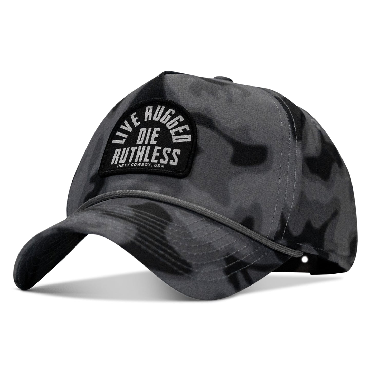 Live Rugged. Die Ruthless Patch Weekender Snapback