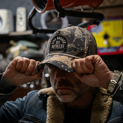 Live Rugged. Die Ruthless Patch Weekender Snapback