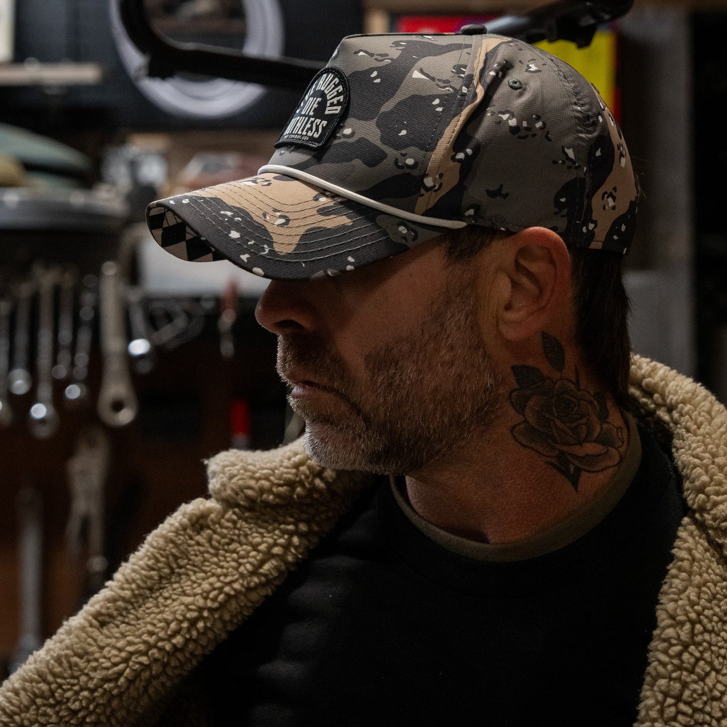 Live Rugged. Die Ruthless Patch Weekender Snapback