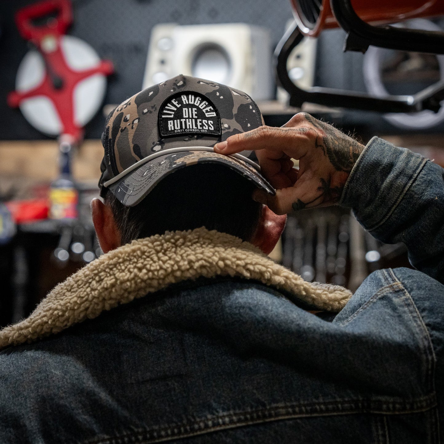Live Rugged. Die Ruthless Patch Weekender Snapback