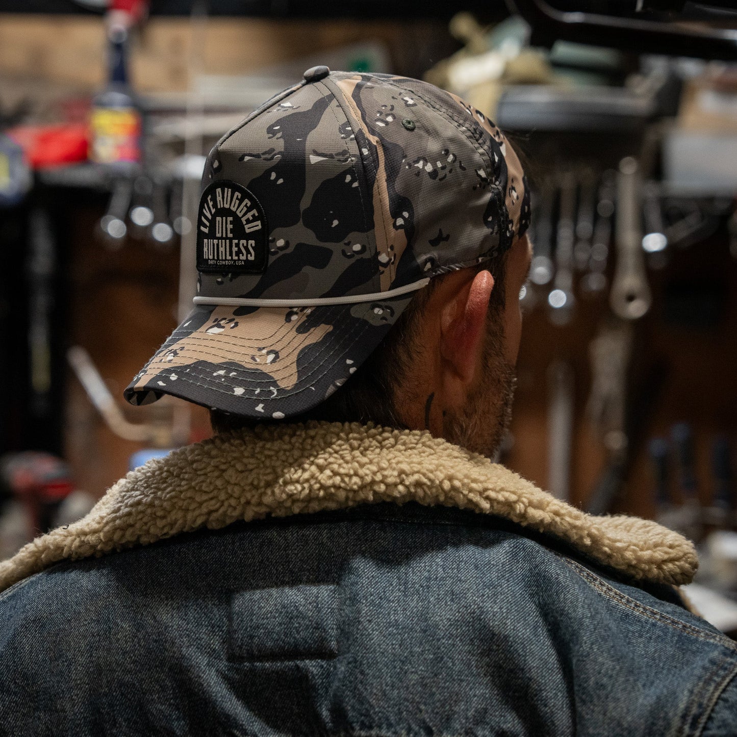 Live Rugged. Die Ruthless Patch Weekender Snapback