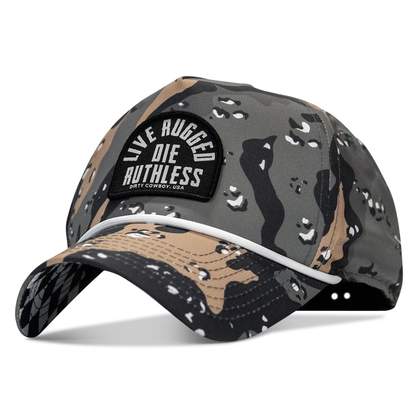 Live Rugged. Die Ruthless Patch Weekender Snapback
