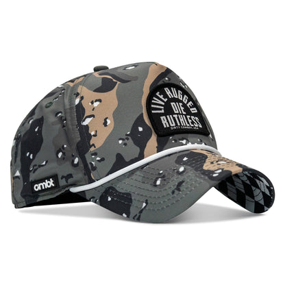 Live Rugged. Die Ruthless Patch Weekender Snapback