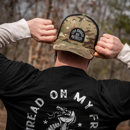 Live Rugged. Die Ruthless Patch Snapback Hat